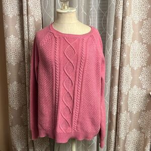 Women’s Chaps Cotton Blend Blue & Sweater Size large